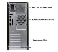 foto de Supercase SK-502 Midi-Tower 500W Negro carcasa de ordenador