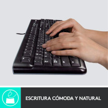 foto de COMBO TECLADO RATON LOGITECH MK120 USB NEGRO