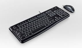 foto de COMBO TECLADO RATON LOGITECH MK120 USB NEGRO