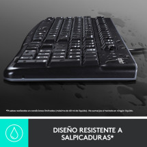 foto de COMBO TECLADO RATON LOGITECH MK120 USB NEGRO