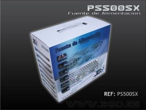 foto de 3GO PS500SX 500W Negro unidad de fuente de alimentación