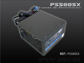 foto de 3GO PS500SX 500W Negro unidad de fuente de alimentación
