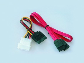 foto de Gembird Serial ATA II 50 cm 0.5m Rojo cable de SATA