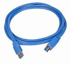 foto de Gembird CCP-USB3-AMBM-10 3m USB A USB B Macho Macho Azul cable USB
