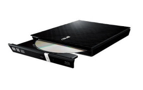 foto de LECTOR GRABADOR CD DVD SLIM ASUS SDRW-08D2S-U EXTERNO NEGRO