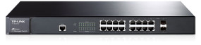 foto de TP-LINK JetStream TL-SG3216 Gestionado L2 Gigabit Ethernet (10/100/1000) Negro