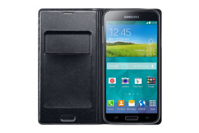 foto de Samsung EF-WG900B funda para teléfono móvil 12,9 cm (5.1) Funda cartera Blanco