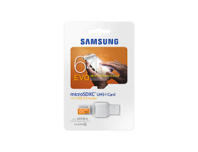 foto de MICRO SD SAMSUNG 64GB EVO C10 R100/W60 CON ADAPTADOR