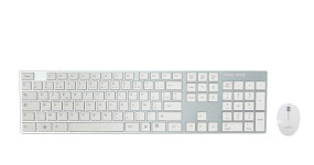 foto de Bluestork BS-PACK-EASY-II/F USB Plata, Color blanco teclado