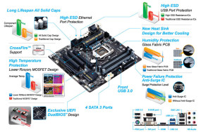 foto de Gigabyte GA-B85M-D3H Intel B85 Socket H3 (LGA 1150) Micro ATX placa base