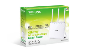 foto de TP-LINK Archer C8 Doble banda (2,4 GHz / 5 GHz) Gigabit Ethernet Color blanco router inalámbrico