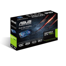foto de ASUS GTX750TI-OC-2GD5 GeForce GTX 750 Ti 2GB GDDR5 tarjeta gráfica