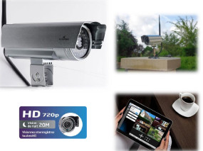 foto de Bluestork BS-CAM-OF/HD Cámara de seguridad IP Exterior Bala Plata 1280 x 720Pixeles cámara de vigilancia