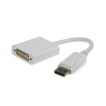 foto de CABLE ADAPTADOR GEMBIRD DISPLAYPORT A DVI MACHO HEMBRA BLANCO