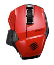 foto de Mad Catz Office R.A.T.M Bluetooth Óptico 2000DPI mano derecha Rojo ratón