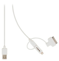 foto de Valueline VLMP39410W1.00 cable USB 1 m USB 2.0 USB A Micro-USB B Blanco