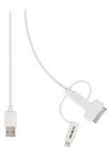 foto de Valueline VLMP39410W1.00 cable USB 1 m USB 2.0 USB A Micro-USB B Blanco
