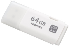 foto de USB 3.0 TOSHIBA 64GB U301 BLANCO