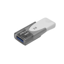 foto de PNY ATTACHE 4 unidad flash USB 256 GB USB tipo A 3.0 (3.1 Gen 1) Gris, Blanco
