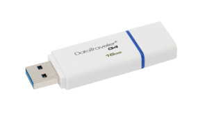 foto de Kingston Technology DataTraveler G4 16GB 16GB USB 3.0 (3.1 Gen 1) Conector USB Tipo A Azul, Blanco unidad flash USB