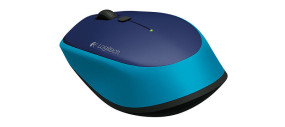 foto de Logitech M335 RF inalámbrico Óptico 1000DPI Ambidextro Negro, Azul ratón