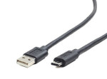 CABLE USB GEMBIRD 2.0 A TIPO C MACHO MACHO CARGA RAPIDA 3M