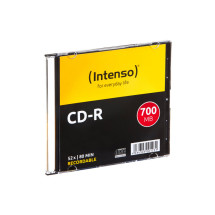 foto de CD-R INTENSO 700 MB/80 Min 52X SLIM CASE 10