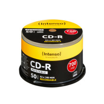 foto de CD-R INTENSO 700 MB/80 Min 52X PRINTABLE CAKEBOX 50