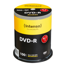 foto de DVD-R INTENSO 4,7GB 16X CAKEBOX 100