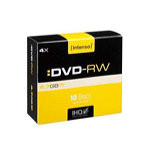 foto de DVD-RW INTENSO 4,7GB 4X REWRITABLE SLIM CASE 10