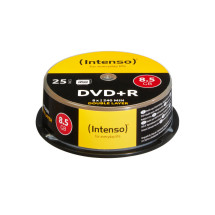 foto de DVD+R INTENSO 8,5GB 08X DOUBLE LAYER CAKEBOX 25