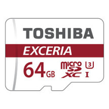 foto de MicroSD TOSHIBA 64GB M302 UHS-I C10 R90 CON ADAPTADOR