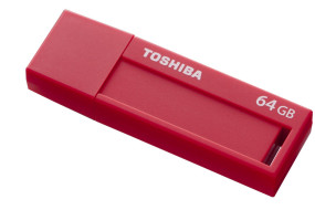 foto de USB 3.0 TOSHIBA 64GB U302 ROJO