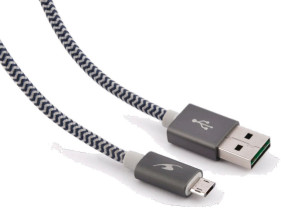 foto de Bluestork TRENDY-MU-M cable USB 1,2 m USB A Micro-USB A Gris