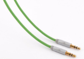 foto de Bluestork TRENDY-AUX-F 1.2m 3.5mm 3.5mm Verde cable de audio
