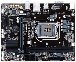 foto de Gigabyte GA-H110M-S2 placa base LGA 1151 (Zócalo H4) Intel® H110 Micro ATX