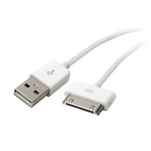foto de Bluestork ESS-30PINS cable de teléfono móvil USB A Samsung 30-p Blanco 1,5 m
