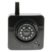 foto de König SAS-IPCAM100B Cámara de seguridad IP Interior Cubo Negro 640 x 480Pixeles cámara de vigilancia