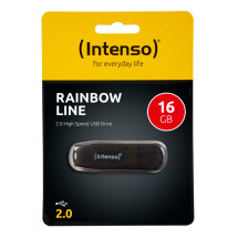 foto de Intenso Rainbow Line unidad flash USB 16 GB USB tipo A 2.0 Negro