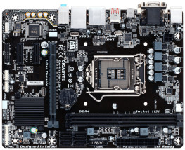 foto de Gigabyte GA-H110M-S2HP (rev. 1.0) Intel® H110 LGA 1151 (Zócalo H4) micro ATX