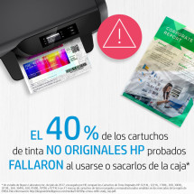 foto de HP Paquete de 2 cartuchos de tinta Original 301XL tricolor de alta capacidad