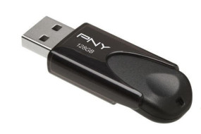 foto de PNY Attaché 4 2.0 128GB 128GB USB 2.0 Type-A Negro unidad flash USB