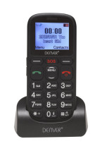 foto de Denver GSP-120 1.77 78g Negro Teléfono para personas mayores teléfono móvil