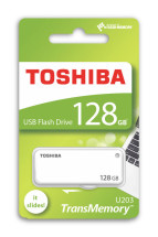 foto de USB 2.0 TOSHIBA 128GB U203 BLANCO