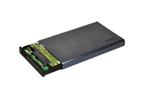 foto de Port Designs 900035 caja para disco duro externo 2.5 Caja externa para unidad de estado sólido (SSD) Negro