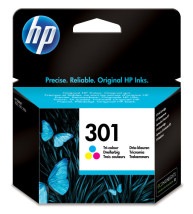 foto de HP 301 Tri-color Ink Cartridge Cian, Amarillo cartucho de tinta