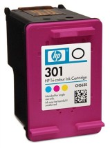 foto de HP 301 Tri-color Ink Cartridge Cian, Amarillo cartucho de tinta