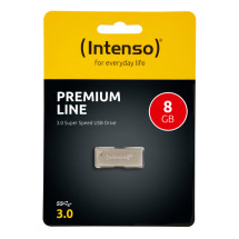 foto de USB 3.0 INTENSO 8GB PREMIUM LINE PLATA