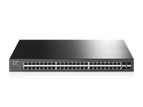 foto de TP-LINK T1600G-52PS Gestionado L2+ Gigabit Ethernet (10/100/1000) Energía sobre Ethernet (PoE) 1U Negro