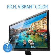 foto de V7 L21500WDS-9K 21.5 Full HD LED Plana Negro pantalla para PC LED display